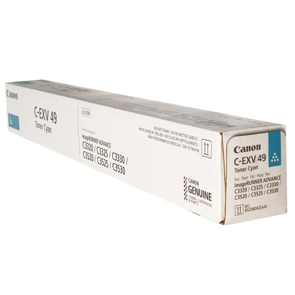 Тонер-картридж C-EXV49 голубой Canon (8525B002)