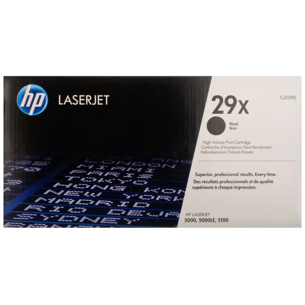 Картридж 29X черный HP (C4129X) - Фото 5
