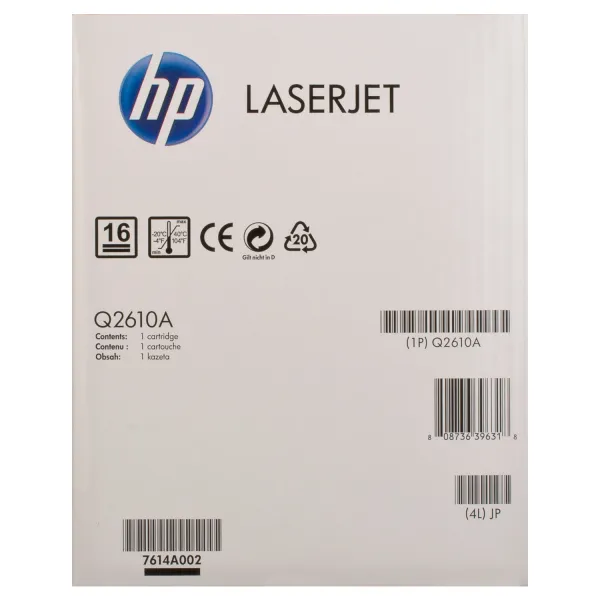 Картридж 10A чорний HP (Q2610A) - Фото 6