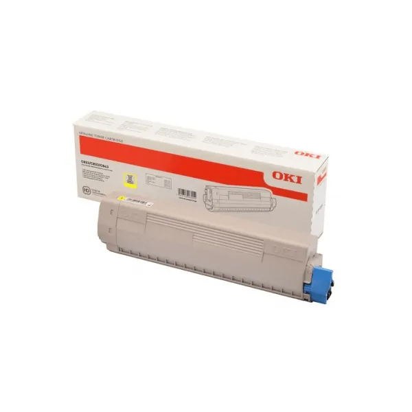 Тонер-картридж C823 7K NEU желтый Oki (46471105/46471101)