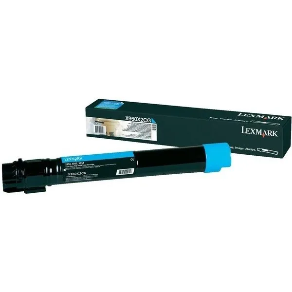 Тонер-картридж X95x голубой Lexmark (X950X2CG)