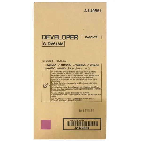 Девелопер DV618M пурпурный Konica Minolta (A1U9861)