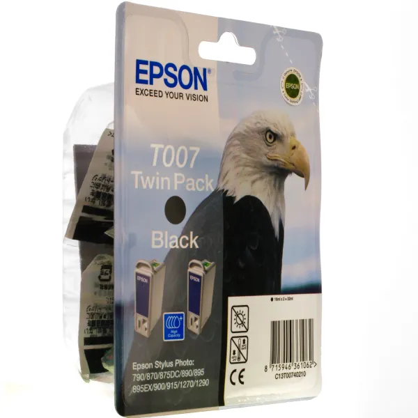Комплект картриджей T007402 черный, 2 шт Epson (C13T00740210)