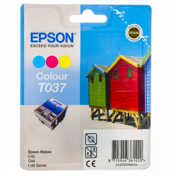 Картридж T037040 цветной Epson (C13T03704010)