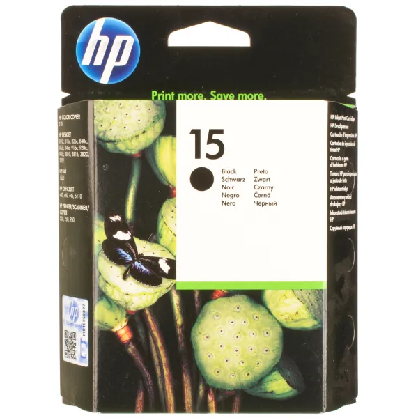 Картридж №15 чорний HP (C6615DE) - Фото 5