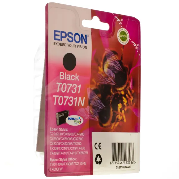 Картридж T0731/T1051 черный Epson (C13T07314А10/C13T10514A10)