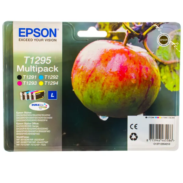 Комплект картриджей T12954A черный, голубой, пурпурный, желтый Epson (C13T12954A10/C13T12954012)