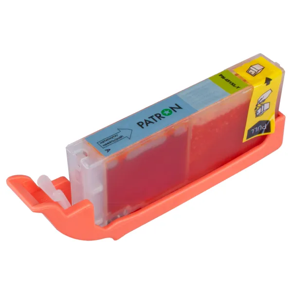 Картридж совместимый Canon CLI-451Y XL (6475B001) 685 стр, желтый Patron (PN-451XL-Y) - Фото 4