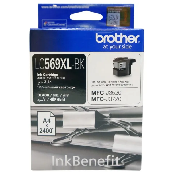 Картридж LC569XLBK черный Brother (LC569XLBK)