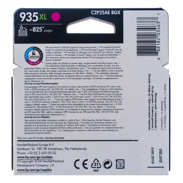 Картридж №935XL 825 стр, пурпурный HP (C2P25AE) - Фото 4