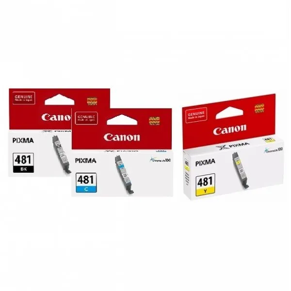 Комплект картриджей CLI-481 черный, голубой, пурпурный, желтый Canon (2101C005)