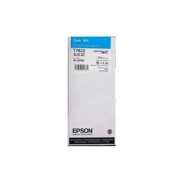 Картридж D700 голубой Epson (C13T782200)