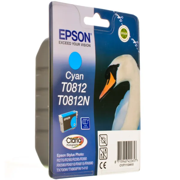 Картридж T08124A/T11124A голубой Epson (C13T11124A10)