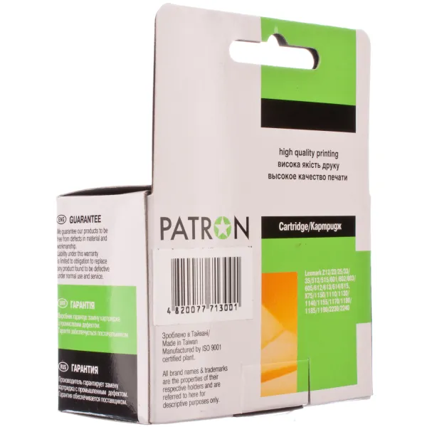 Картридж сумісний Lexmark 17 (10N0217) 205 арк, чорний Patron (PN-L17) - Фото 4