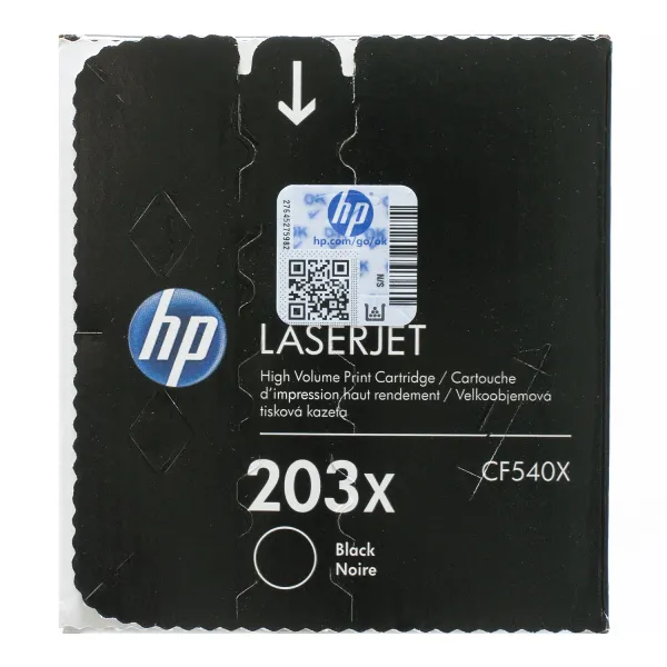 Картридж 203X черный HP (CF540X) - Фото 2