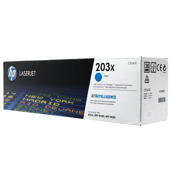 Картридж 203X голубой HP (CF541X)