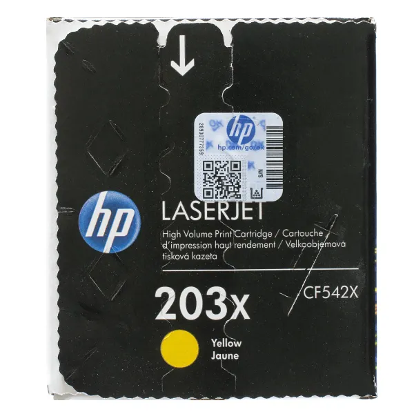 Картридж 203X желтый HP (CF542X) - Фото 2