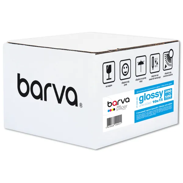 Фотопапір глянцевий 200 г/м2, 10x15 см, 500 арк Original Barva (IP-C200-085)