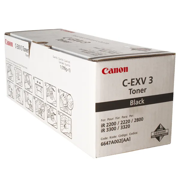 Тонер-картридж C-EXV3 черный Canon (6647A002)