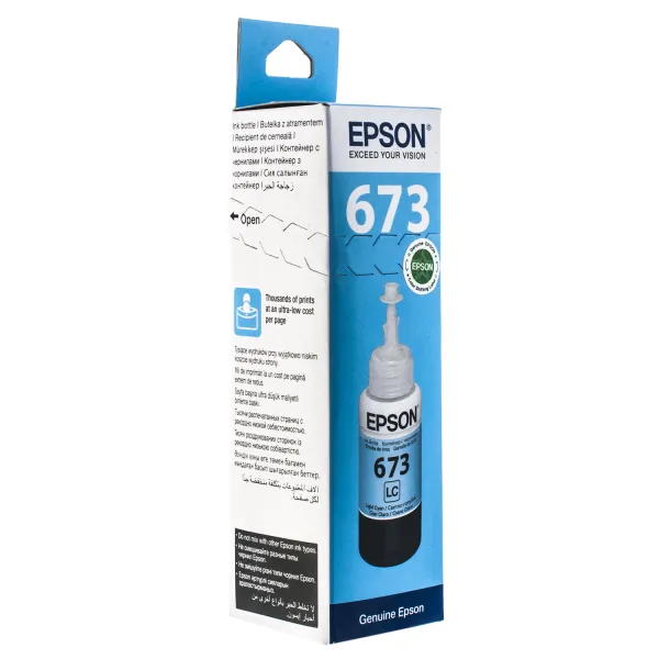 Чернила L800 светло-голубые, 70 мл Epson (C13T67354A)