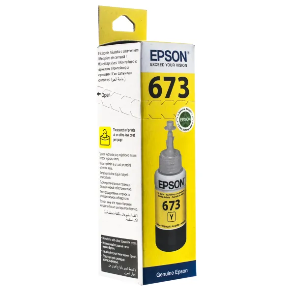 Чернила L800 желтые, 70 мл Epson (C13T67344A)