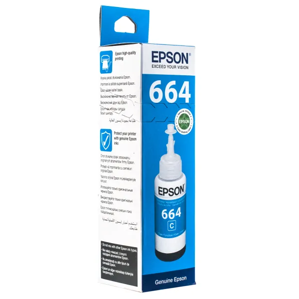 Чернила L100/L200 голубые, 70 мл Epson (C13T66424A)