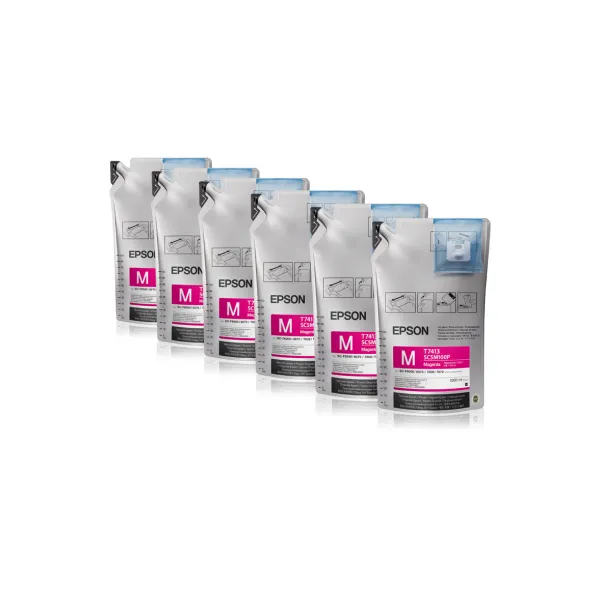 Комплект чернил T741300 пурпурные, 6x1 л Epson (C13T741300)