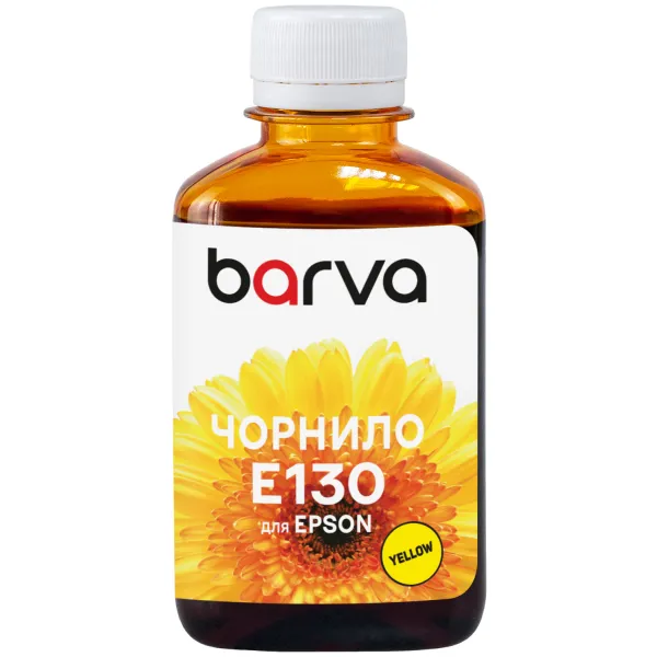 Чернила совместимые для Epson T0734/T0924/T1294/T1304 специальные 180 г, пигментные, желтые Barva (E130-538)