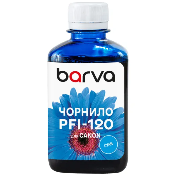 Чернила для Canon PFI-120/PFI-710 C специальные 180 мл, пигментные, голубые Barva (C120-895)