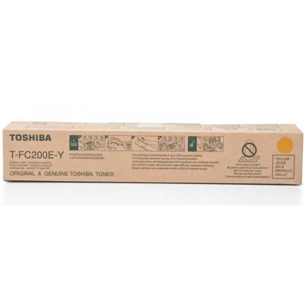 Тонер-картридж T-FC200E желтый Toshiba (6AJ00000131)