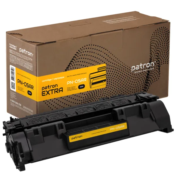 Картридж совместимый HP 05A (CE505A) Extra Patron (PN-05AR)
