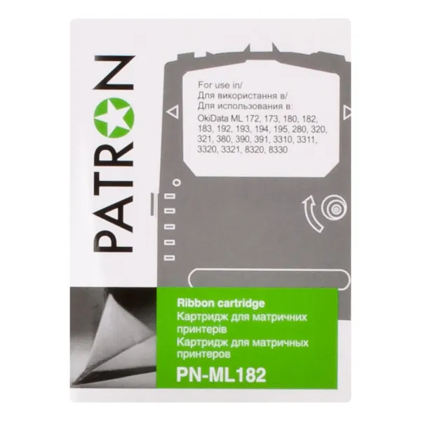 Картридж совместимый Oki MicroLine 182 черный Patron (PN-ML182) - Фото 4