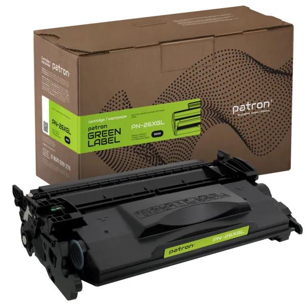 Картридж совместимый HP 26X (CF226X) Green Label Patron (PN-26XGL)