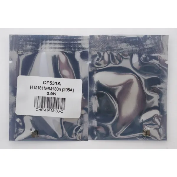 Чип HP LJ M180, CF531A 0,9K, блакитний Everprint (CHIP-HP-M180-C) - Фото 2