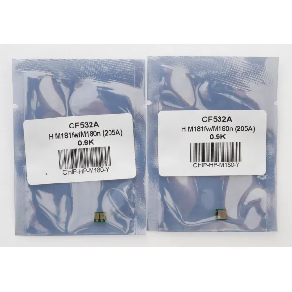 Чип HP LJ M180, CF532A 0,9K, жовтий Everprint (CHIP-HP-M180-Y) - Фото 2