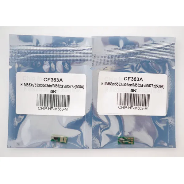 Чип HP CLJ M553, CF363A 5K, пурпурный Everprint (CHIP-HP-M553-M) - Фото 2