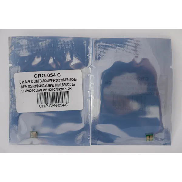 Чип Canon 054 1,2K, голубой Everprint (CHIP-CAN-054-C) - Фото 2