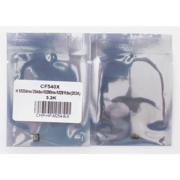 Чип HP LJ M254, CF540X 3,2K, черный Everprint (CHIP-HP-M254-B-X) - Фото 2