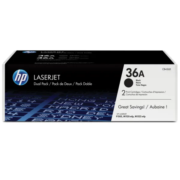 Картридж 36A черный HP (CB436AD/CB436AF)