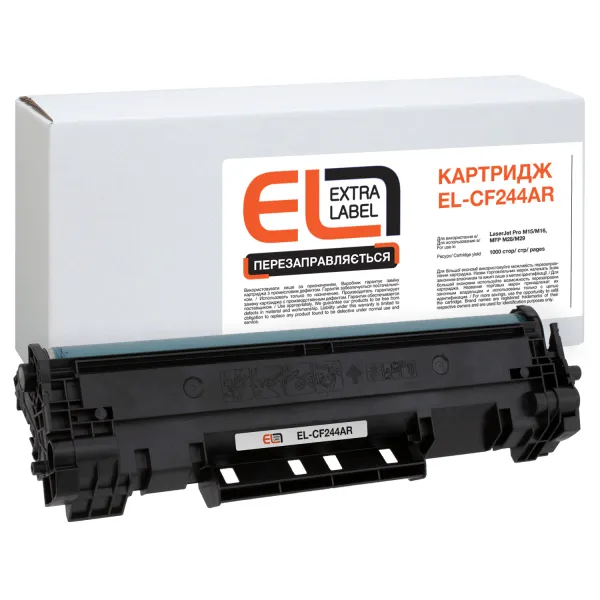 Картридж совместимый HP 44A (CF244A) Extra Label (EL-CF244AR)