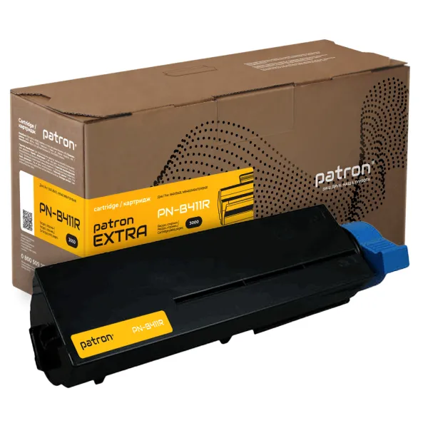 Тонер-картридж сумісний Oki 44574705 (B411) Extra Patron (PN-B411R)