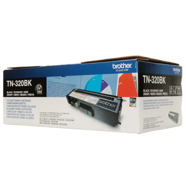 Тонер-картридж TN320BK черный Brother (TN320BK)