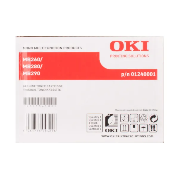 Тонер-картридж MB200 max OKI (01240001) - Фото 4