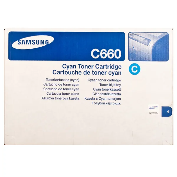 Тонер-картридж CLP-C660A голубой Samsung - Фото 2