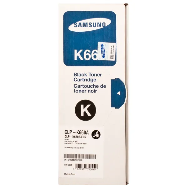 Тонер-картридж CLP-K660A черный Samsung - Фото 2