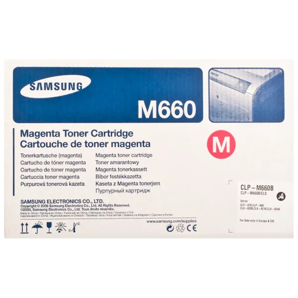 Тонер-картридж CLP-M660B пурпуровий Samsung (CLP-M660B) - Фото 5