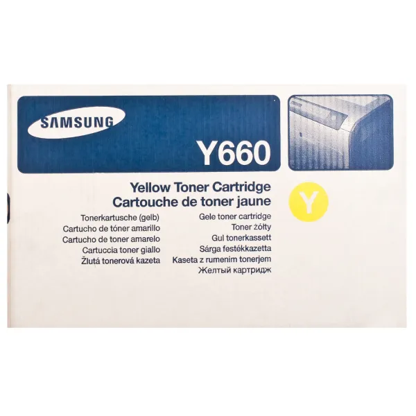 Тонер-картридж CLP-Y660A жовтий Samsung (CLP-Y660A) - Фото 6