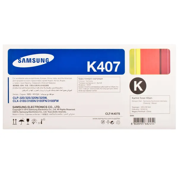 Тонер-картридж CLT-K407S черный Samsung (SU132A) - Фото 3