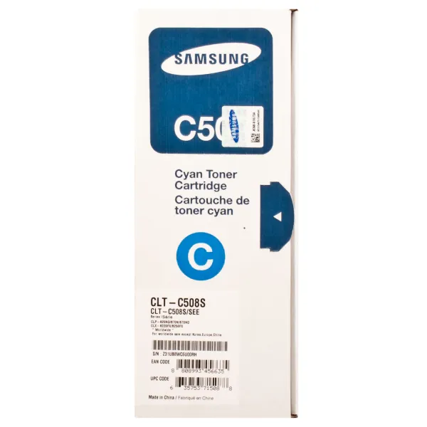 Тонер-картридж CLT-C508S блакитний Samsung (SU067A) - Фото 4