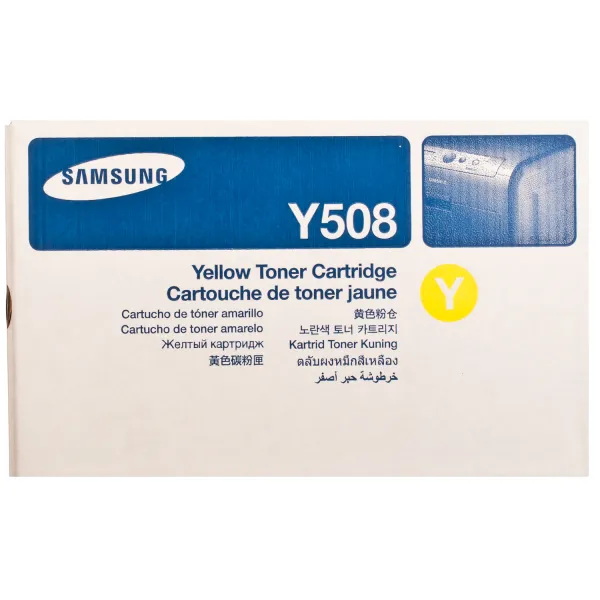 Тонер-картридж CLT-Y508S желтый Samsung (SU544A) - Фото 4